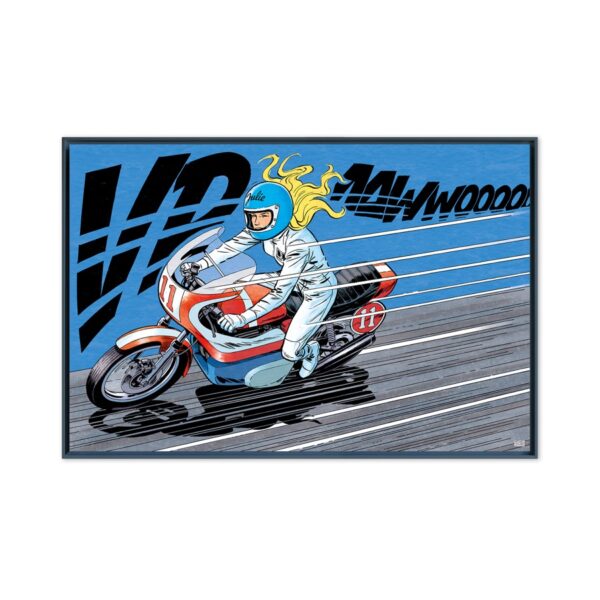 Clap de fin au Bol d'Or – Papier Fine Art en caisse américaine noire Clap de fin au Bol d'Or – Papier Fine Art en caisse américaine noire